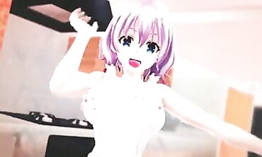 MMD Anime Girl's Erotic Dance in High Heels - Sexual Fantasy Fulfillment