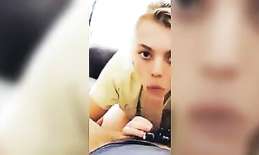 Ebony Teenage Slut Sucks Huge Black Dick in POV until She Chokes