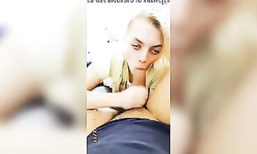 Ebony Teenage Slut Sucks Huge Black Dick in POV until She Chokes