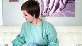 Gloves Off! Hot MILF Gives Sensual Blowjob & Hand Job with Facial Finish