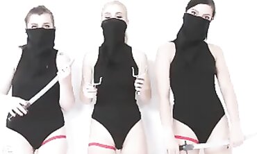 18yo Cuties Share Their First Anal Experience in Threesome