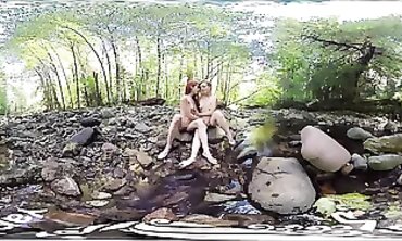 Outdoors Exotic Dancing Fetish - AnnaMolly & BellyDancerBella