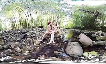Outdoors Exotic Dancing Fetish - AnnaMolly & BellyDancerBella