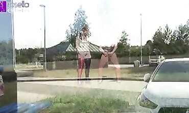 Wild Outdoor Adventures - Teens vs Cougar in an Erotic Lesbian Threesome