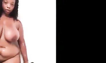 Plus Size African Cutie Rides Big Dick With Long Legs And Huge Boobs