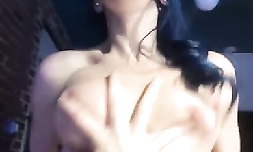 Blue-Haired Babe Gets Roughly Handled By Stepdad And Faceslapped