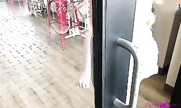 Hot Blonde Teen Rides Her Stepbrother's Motorcycle While Showcasing A Huge Dick