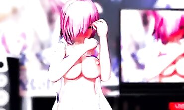 MMD Destiny Game - Sexual Fantasy Roleplay with Old Lady in Granny Costume