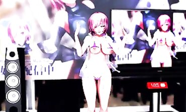 MMD Destiny Game - Sexual Fantasy Roleplay with Old Lady in Granny Costume