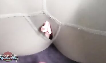 Hot Blonde Step-Sister Fucked Hard in Her Yoga Pants - POV Creampie