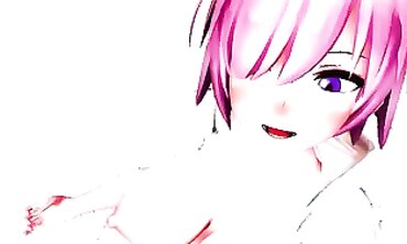 MMD - Old Lady's Wish Comes True As She Loses Her Virginity To A Handsome Stranger