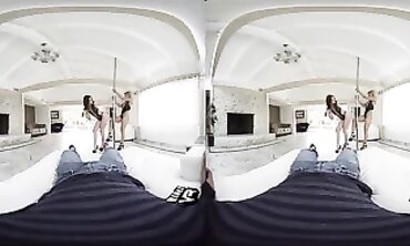 Virtual Reality Pornstar Experience: Older Woman Gives You A Private Striptease And Blowjob