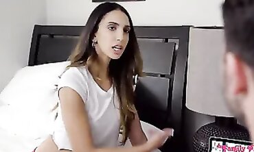 Angelica And Seth - Passionate Stepsiblings Sex In The Dark