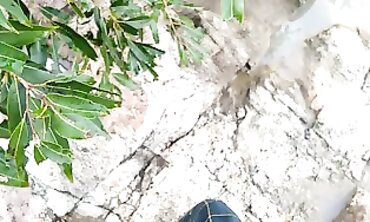 Public Beach Blowjob with Older Woman - Amateur Couple Outdoor Sex