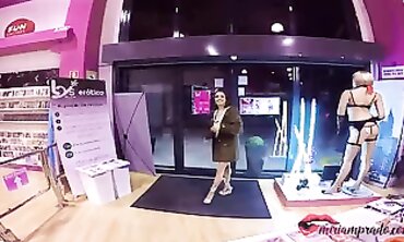 Rough Sex Shop Client Surprise - Boss Lady Fucks Her Employee Hard