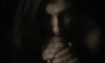 Dark-Haired Bombshell Gives Rough Blowjob with Facial Finish