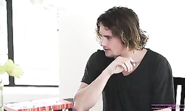 Step Mom's Hot Teen Daughter Lures Her Stepson To Bed For A Wild Ride