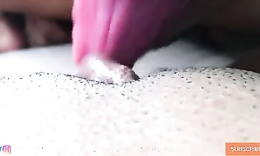 Close-Up Creampie Surprise! Big Butt Blonde Babe Sucks & Fucks Huge Dick POV