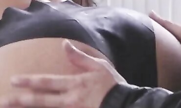 Lisa Anne's Double Billiards Blowjob - French MILF Pornstar Fucked by Two Guys