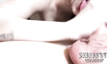 ASMR Blowjob - Intense Eye Contact & Spit Swallow POV