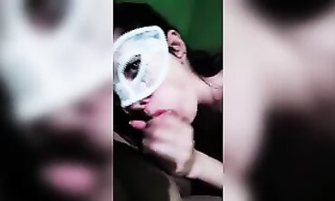 Hot Blonde Teen Gives Amazing Handjob While Watching Porn - POV Masturbation