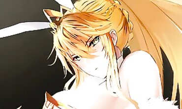 Animated Video Tutorial on How to Masturbate Like Arthuria's Character