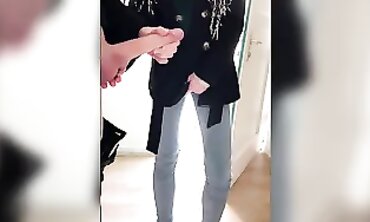 Exotic Dancer Next Door - Surprised By A Creepy Neighbor
