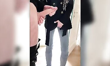 Exotic Dancer Next Door - Surprised By A Creepy Neighbor