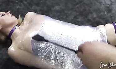 Fetish Fantasy #2 - Hot Blonde Babe Gets Wrapped Up In Kink