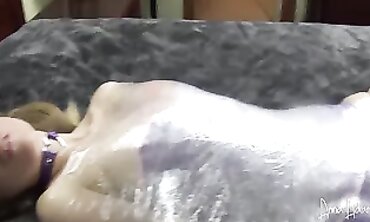 Fetish Fantasy #2 - Hot Blonde Babe Gets Wrapped Up In Kink
