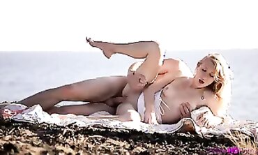 Hot Blonde MILF Teaches barely legal Couple How to Make Love Like Pros