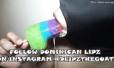 DominicanLipZ's Panties Get Wet From A Thick Black Dick" or "Purplish Lipstick Stained Kisses #BlackDicksAndLatinaChicas