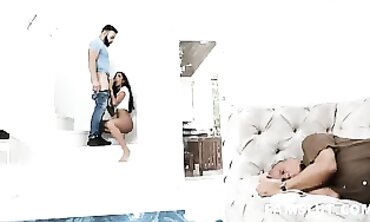 Step Sister's Wild Ride - Black Girl Gangbanged By White Brother And Friends