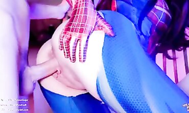 Princess Mary Jane's Erotic Roleplay with Spider-Man Cosplay - Molly Red Wolf