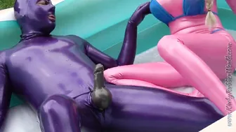 Sex-Swimmers - Passionate Poolside Romance with Hot Couple