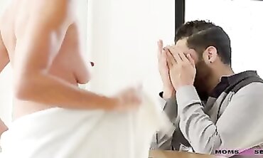Hot Blonde MILF Teaches barely legal Couple How To Make Love Like Pros