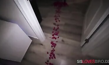 Valentine's Surprise! Hot Step Sister Seduces Brother With Daddy's New Toy - SelenaMoon