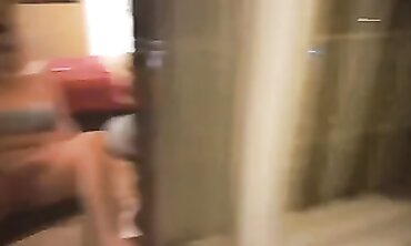 Hot Wife Gives Her Husband A Surprise Striptease At Our Hotel - Amateur Couple